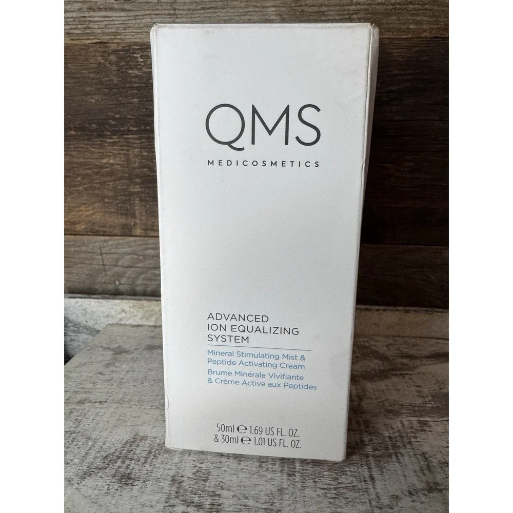 QMS Advanced Ion Equalizing System – Mist + Peptide‎ Cream Set NIB - MSRP = $275